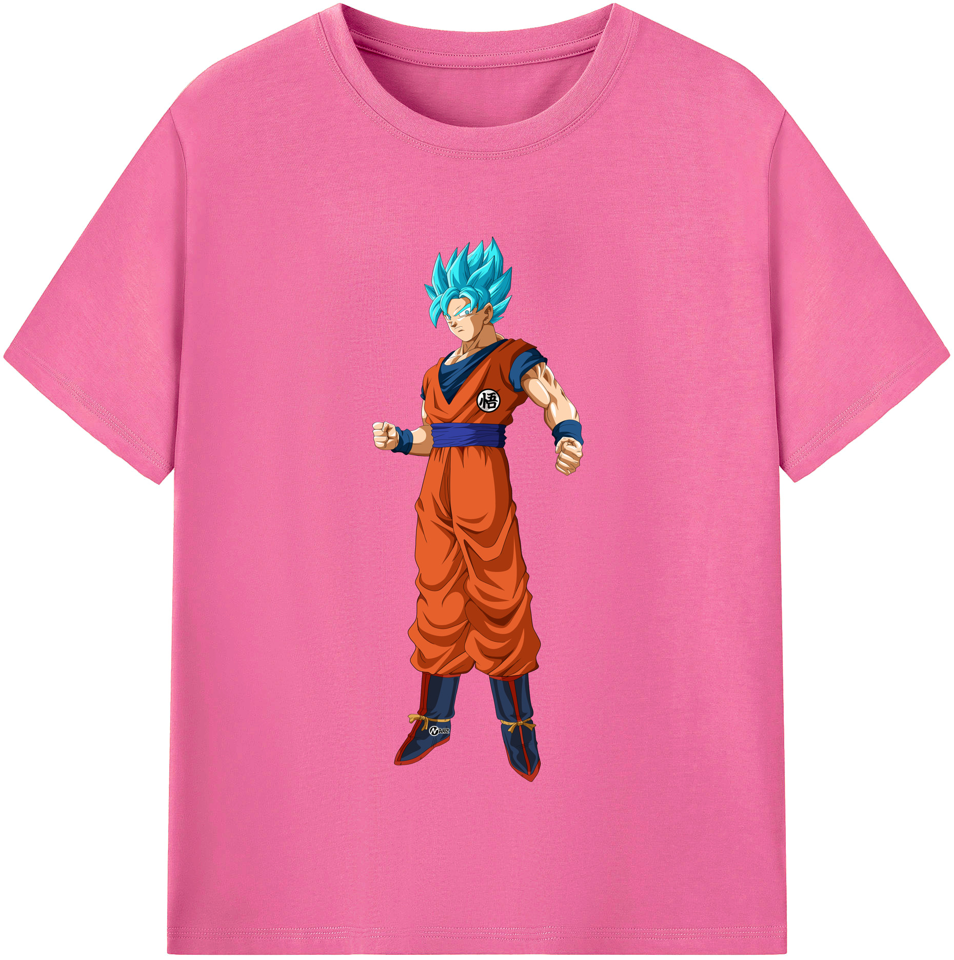（画像用） ドラゴンボール 孫悟空（そん ごくう）Son Goku カカロット DRAGON BALL Kakarotto レディースカジュアルプリントTシャツ（綿100％）